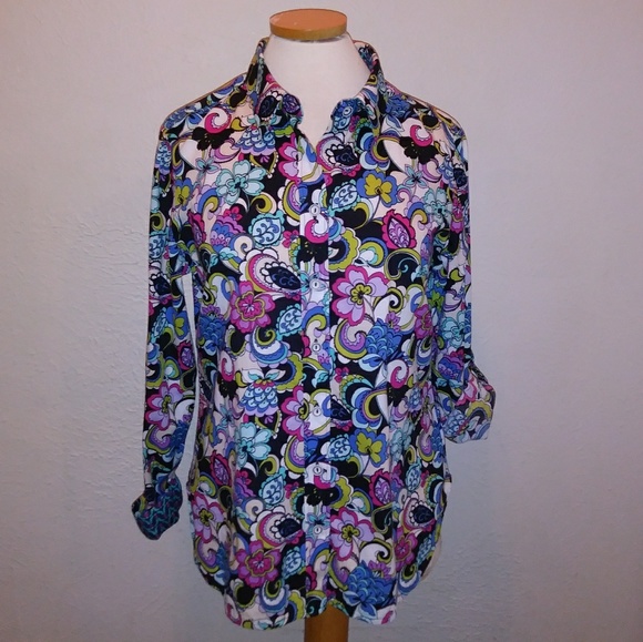 Robert Graham Tops - Robert Graham Paisley Floral Button Down